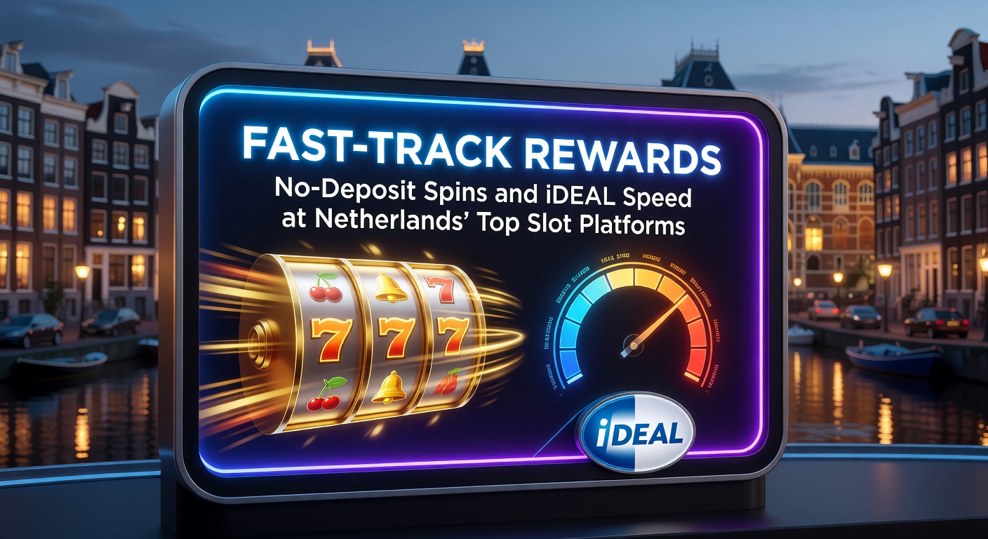 Schermafbeelding van een populair Nederlands slot platform met no-deposit spins en iDEAL betaaloptie in actie