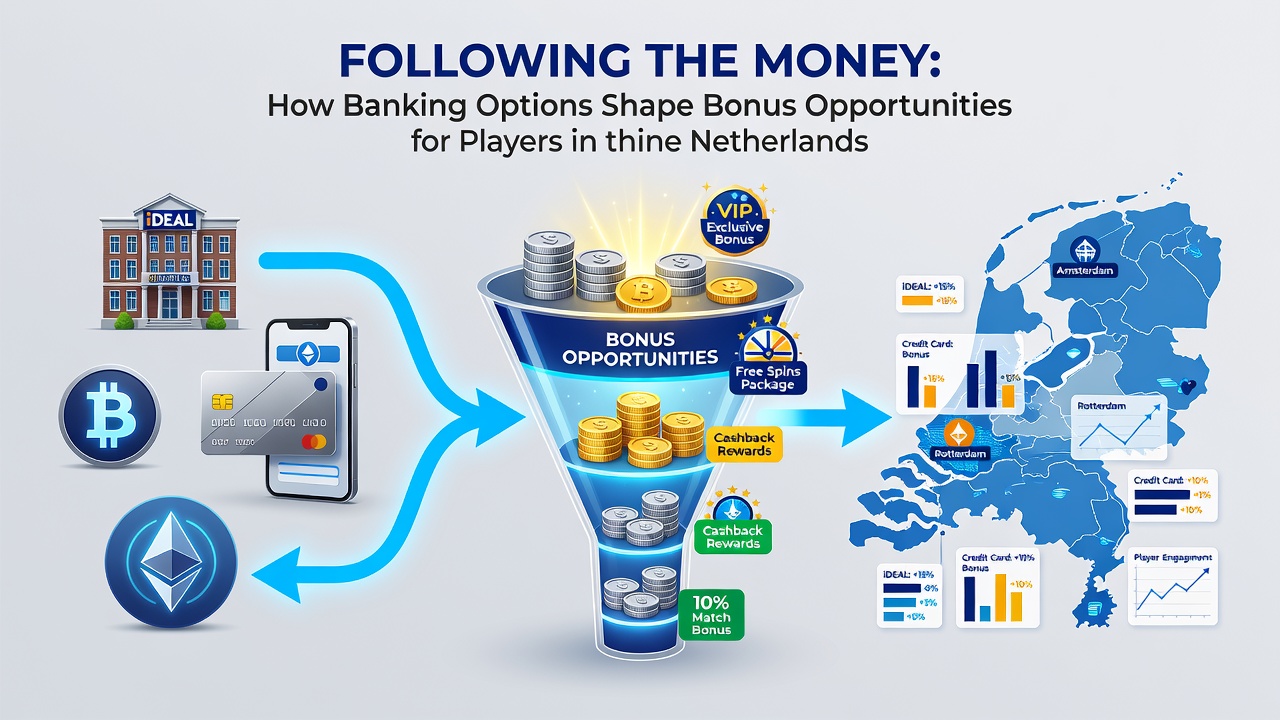 Grafiek van betalingsmethodes en bijbehorende bonuspercentages voor Nederlandse spelers