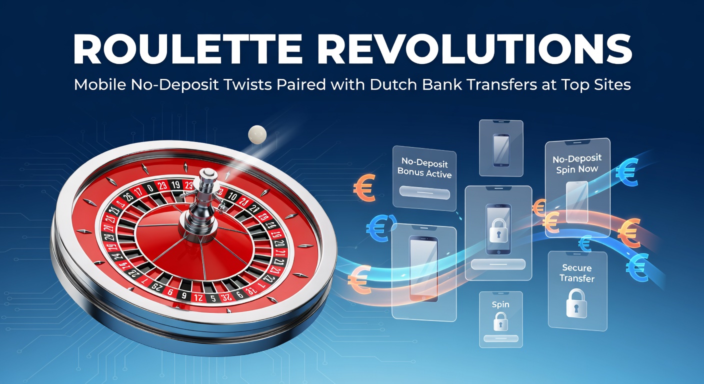 Mobiele roulette interface met no-deposit bonus en iDEAL betaaloptie op een Nederlands casino platform