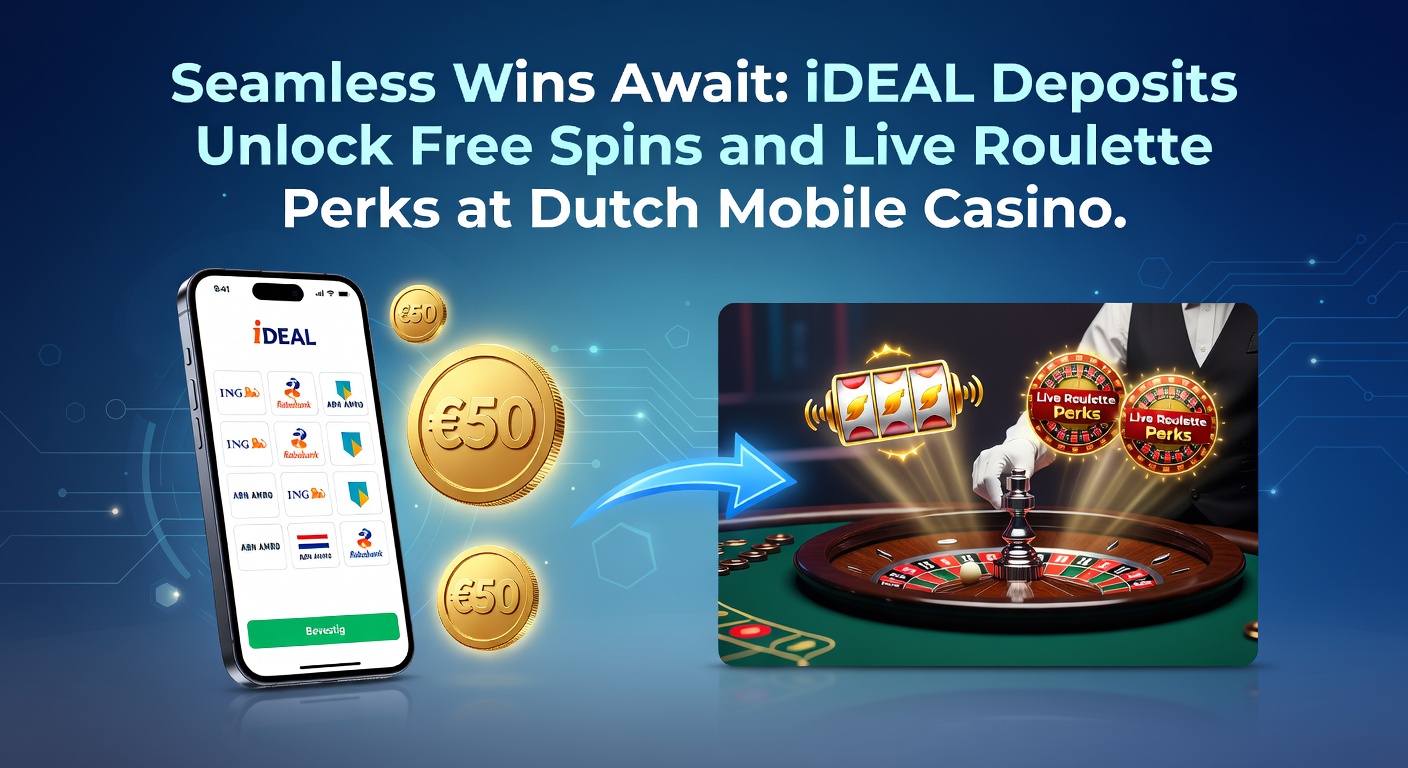 Live roulette tafel op mobiel met iDEAL stortknop en bonus chips stapel in Nederlands casino